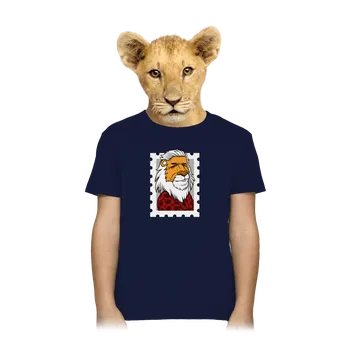 Chlapecké tričko Bastard Můj prezident dětské tričko Navy