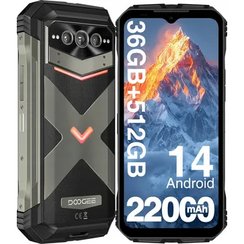 Mobilní telefon Smartphone DooGee V MAX PLUS 16 GB / 512 GB 5G šedý