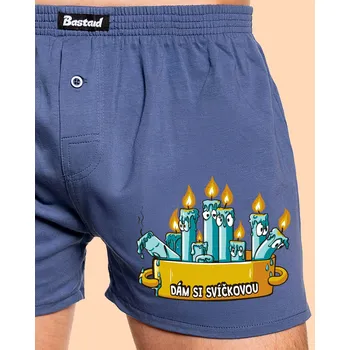 Trenýrky Bastard Svíčková pánské trenky Blue