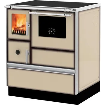 Sporák na tuhá paliva ALFA PLAM ALFA PLAM, sporák ALFA 70 DOMINANT, teplovzdušný 6 kW, pravý, capuccino