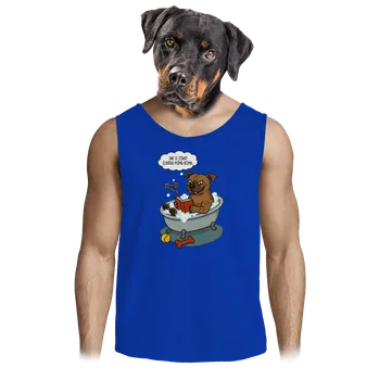 Pánské tílko Bastard Psí oči pánské tílko Royal Blue