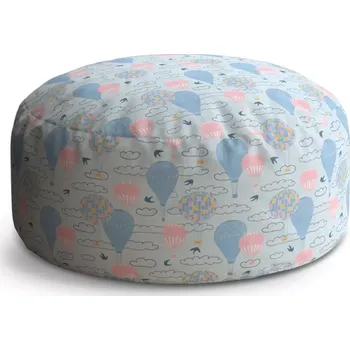 Taburet Sablio Taburet Circle Horkovzdušné barevné balóny: 38x48 cm
