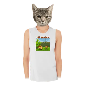 Bastard Jeseníky dámské tílko volné White