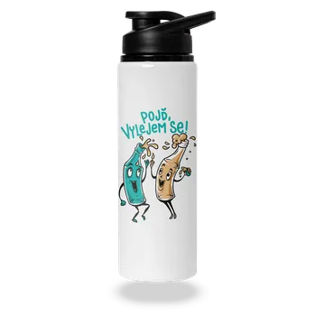 Láhev Bastard Vylitý lahev na vodu White