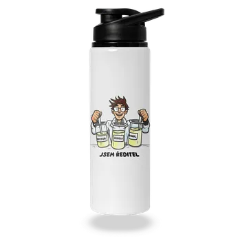 Láhev Bastard Jsem ředitel lahev na vodu White