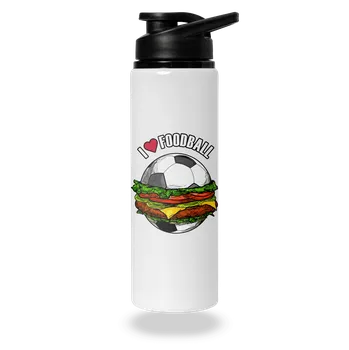 Láhev Bastard Foodball lahev na vodu White