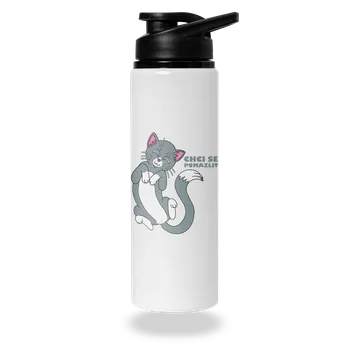 Láhev Bastard Chci se pomazlit lahev na vodu White