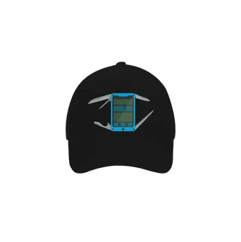 Kšiltovka Bastard Švýcarský mobil kšiltovka baseballka Black