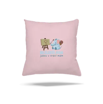 Polštář Bastard Nejlepší mom polštář Light Pink