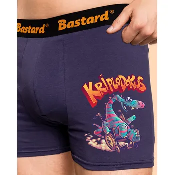 Trenýrky Bastard Kriplodokus boxerky Blue Navy