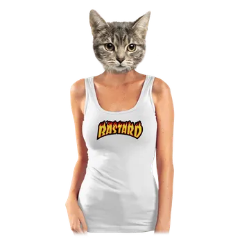 Bastard Bastard ve streetu dámské tílko klasické White