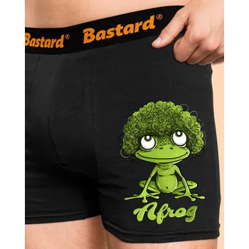 Trenýrky Bastard Afrog boxerky Black