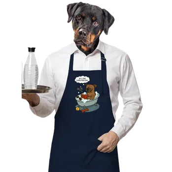 Kuchyňská zástěra Bastard Psí oči zástěra Navy