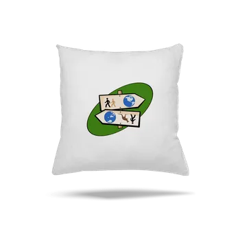 Polštář Bastard Dálkový pochod polštář White