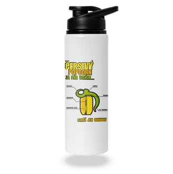 Láhev Bastard Čerstvý popcorn lahev na vodu White