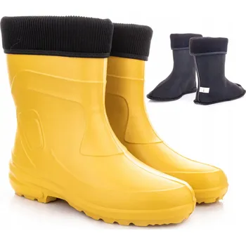 Pracovní obuv Holínky zateplené pěnové pohodlné polské lehké holínky 38