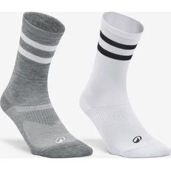 Pánské ponožky DOMYOS Středně vysoké fitness ponožky 2 páry 39/42