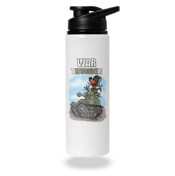 Láhev Bastard War Hunde lahev na vodu White