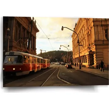 Obraz Sablio Obraz Tramvaj v historickém městě - 60x40 cm