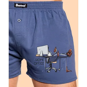 Trenýrky Bastard Home Office pánské trenky Blue