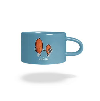 Bastard Batáta hrnek makronka Blue Macaron