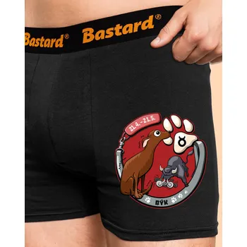 Trenýrky Bastard Psí horoskop: Býk boxerky Black