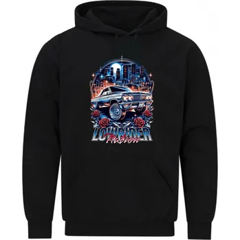 Pánská mikina Pánská mikina Národ Lowriderů Lowrider Nation (Velikost: 5XL, Barva: Černá)