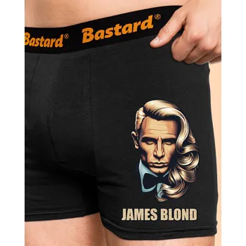 Trenýrky Bastard James Blond boxerky Black