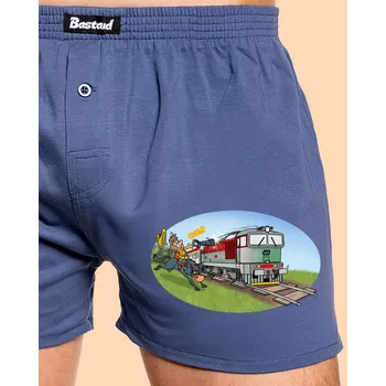 Trenýrky Bastard Šotouš na lovu pánské trenky Blue