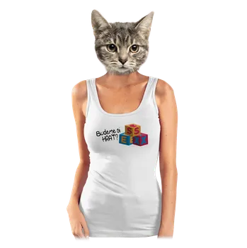 Bastard Budeme si hrát dámské tílko klasické White