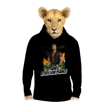 Chlapecká mikina Bastard B19: Odpadlík Reno Raines dětská mikina klokanka Black