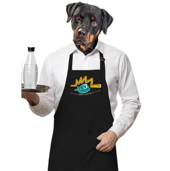 Kuchyňská zástěra Bastard Úlovek zástěra Black