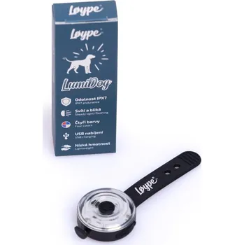 Obojek pro psa Loype LumiDog světlo na obojek 
