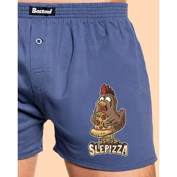 Trenýrky Bastard Slepizza pánské trenky Blue