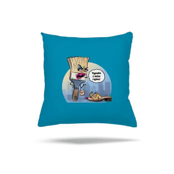 Polštář Bastard V cizím rajónu polštář Blue Turquoise