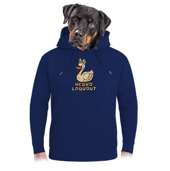 Pánská mikina Bastard Nebuď labubuť unisex mikina premium Navy