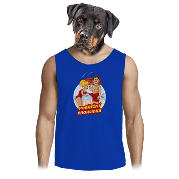 Pánské tílko Bastard Pobřežní prohlídka pánské tílko Royal Blue