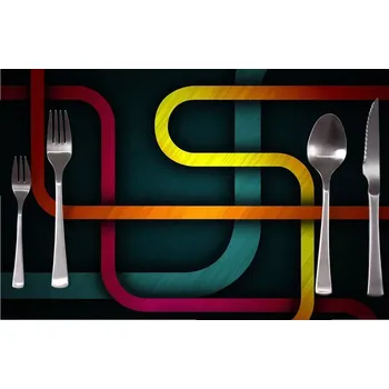 prostírání Sablio Prostírání Barevné klikyháky: 40x30cm