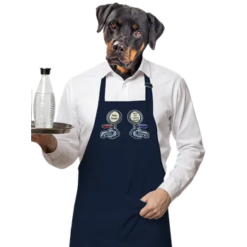 Kuchyňská zástěra Bastard Polévka Gazpacho zástěra Navy