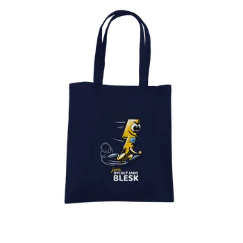 Nákupní taška Bastard Rychlý jako blesk taška French Navy