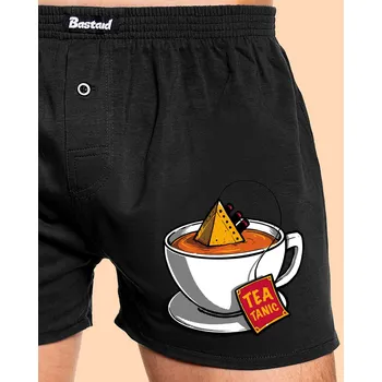 Trenýrky Bastard Teatanic pánské trenky Black