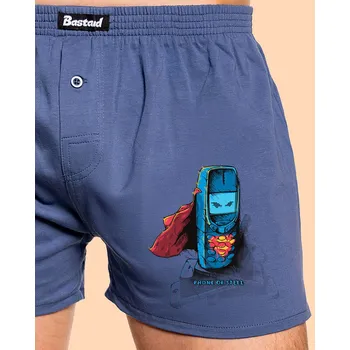 Trenýrky Bastard Mobil z oceli pánské trenky Blue