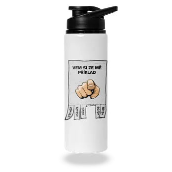 Láhev Bastard Vem si ze mě příklad lahev na vodu White