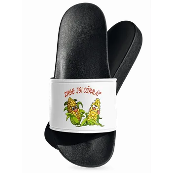 Pánské pantofle Bastard Zase jsi ožralá? pantofle White