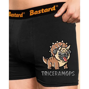 Trenýrky Bastard Triceramops boxerky Black