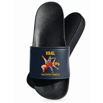 Pánská obuv Bastard Král a královna parketu pantofle Navy