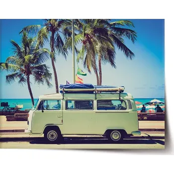 Plakát Sablio Plakát Veterán na pláži - 60x40 cm