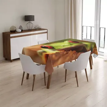 ubrus Sablio Ubrus Zelená žába - 130x170 cm