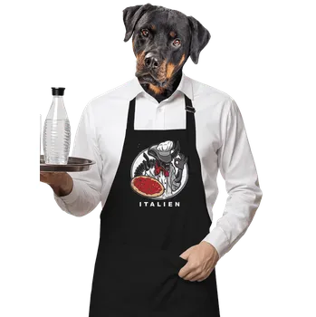 Kuchyňská zástěra Bastard Italien zástěra Black