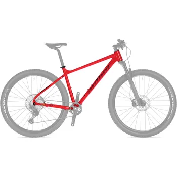 rám kola Rám Author Vision 2025 červená/černá/limeta 19